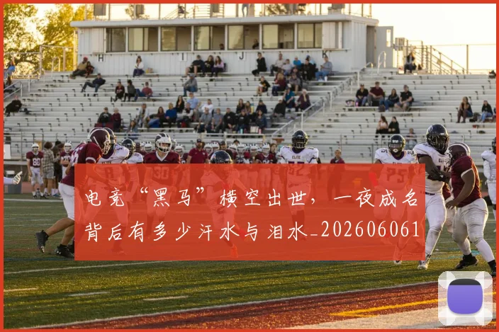 电竞“黑马”横空出世，一夜成名背后有多少汗水与泪水_20260606150155